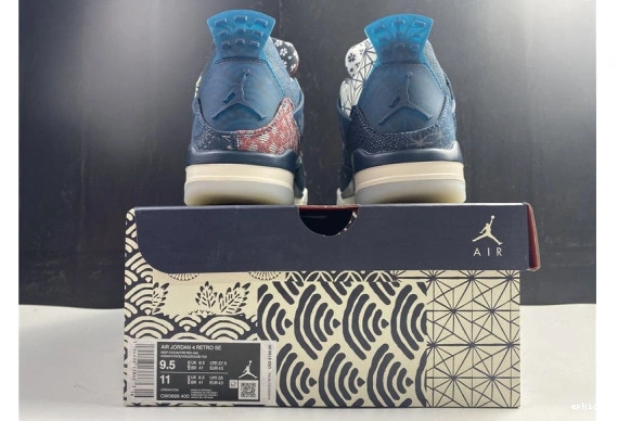 Rep EP Air 4 CW0898-400 Retro Jordan CW0898-400 Sashiko SE 0219
